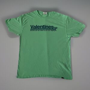 Techstyles Valentines Graphic T-shirt Green Men’s Medium